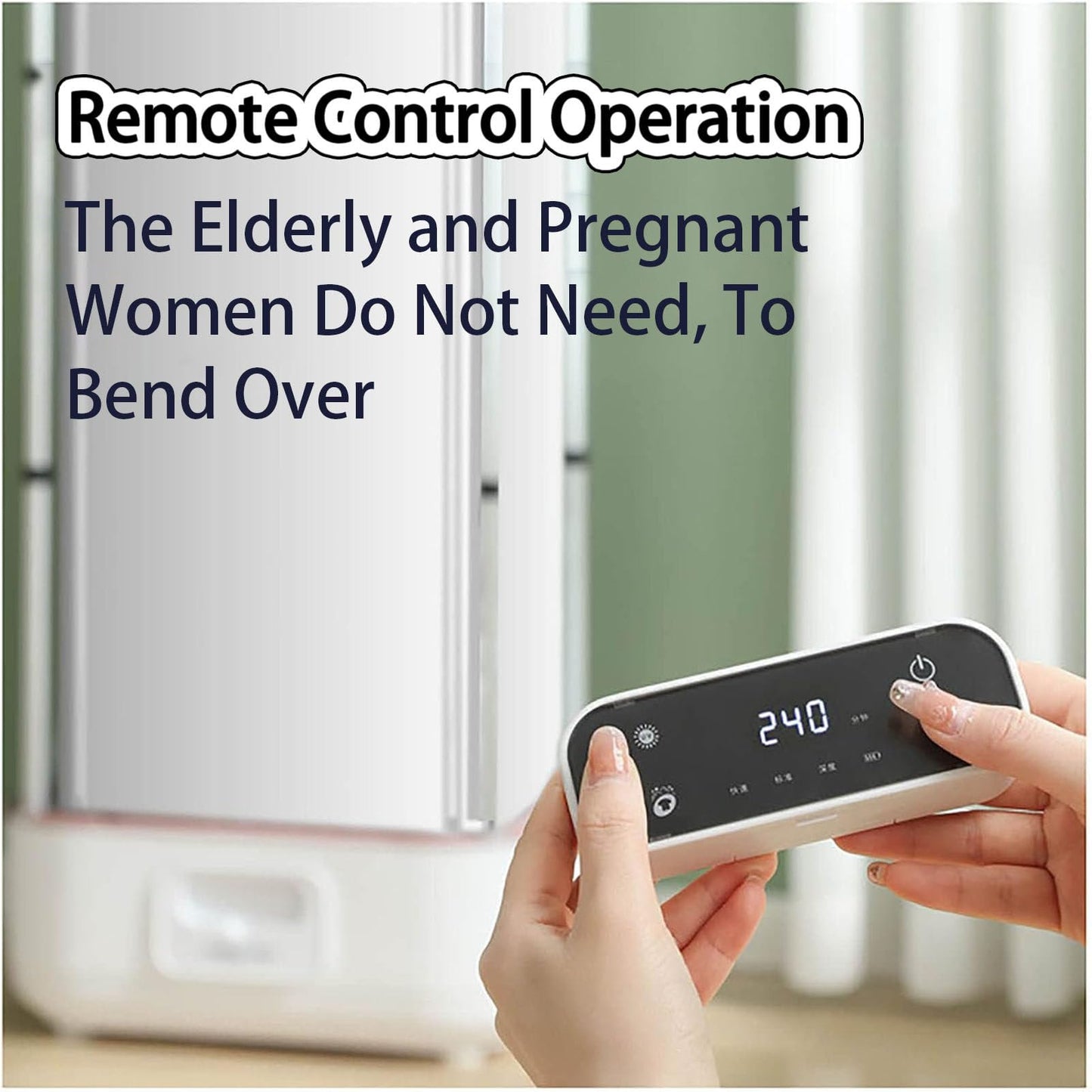 Dampfgarer mit Aromatherapie und Fernbedienung, Kompakte automatische Dampftrocknung für effiziente Kleidungspflege